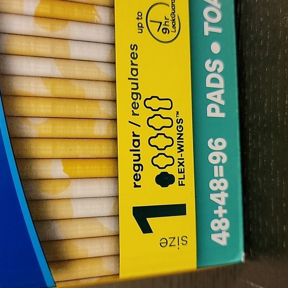 192 Count Always Ultra Thin Maxi 2 boxes of 96= 12 mths protection $65 value - Picture 6 of 7